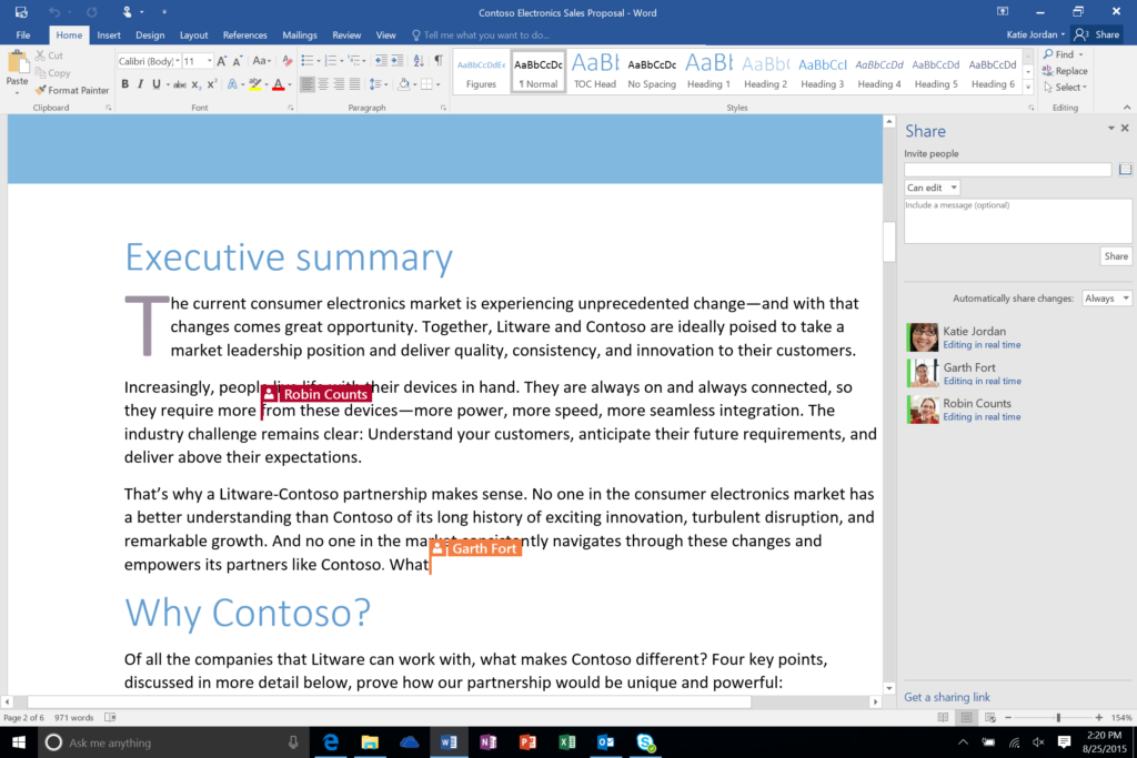 secure online collaboration in microsoft office