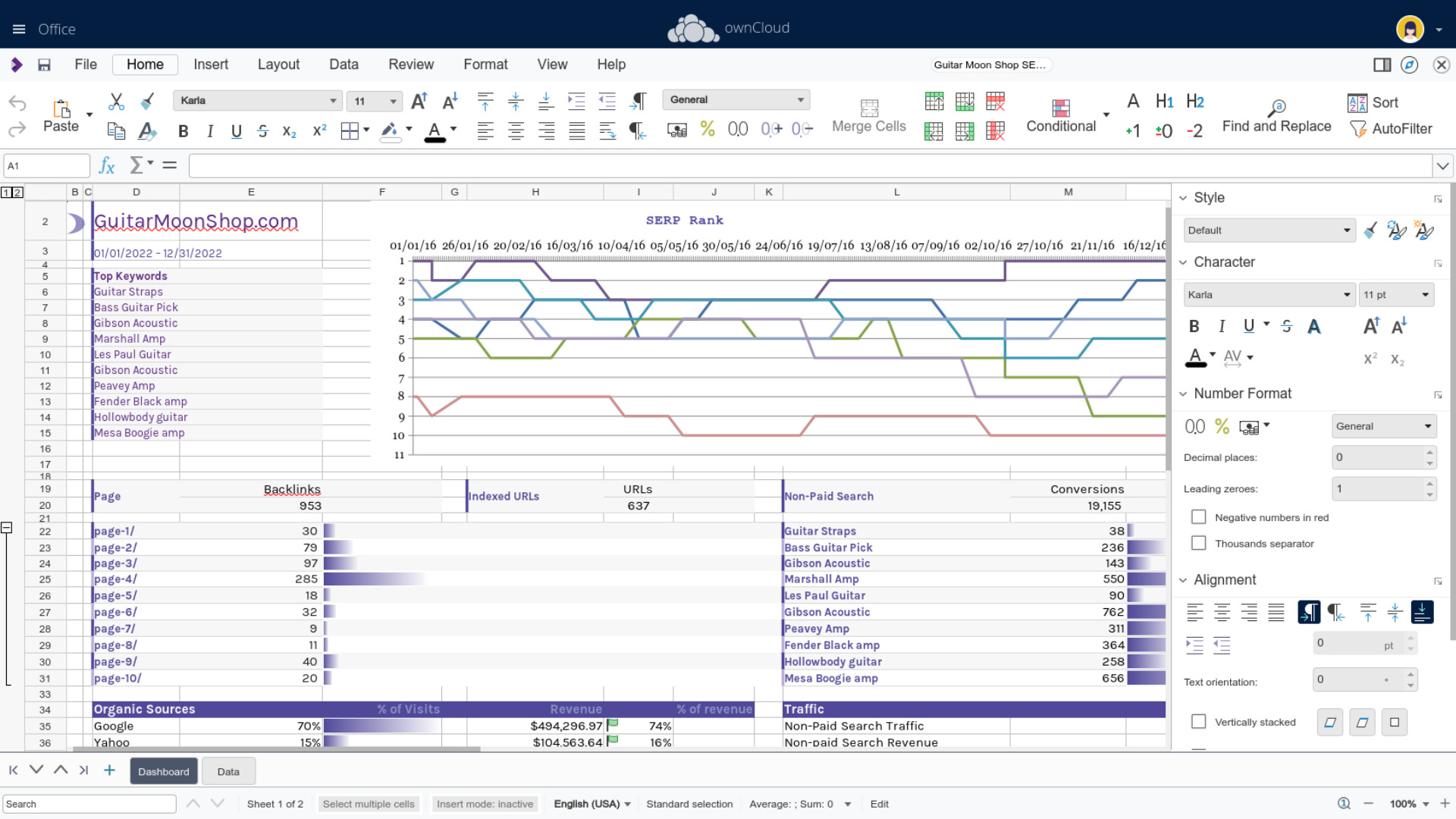 Collabora Calc